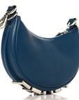 Vitello Grace Matte Nano FNDIgraphy Hobo Charm Mirto