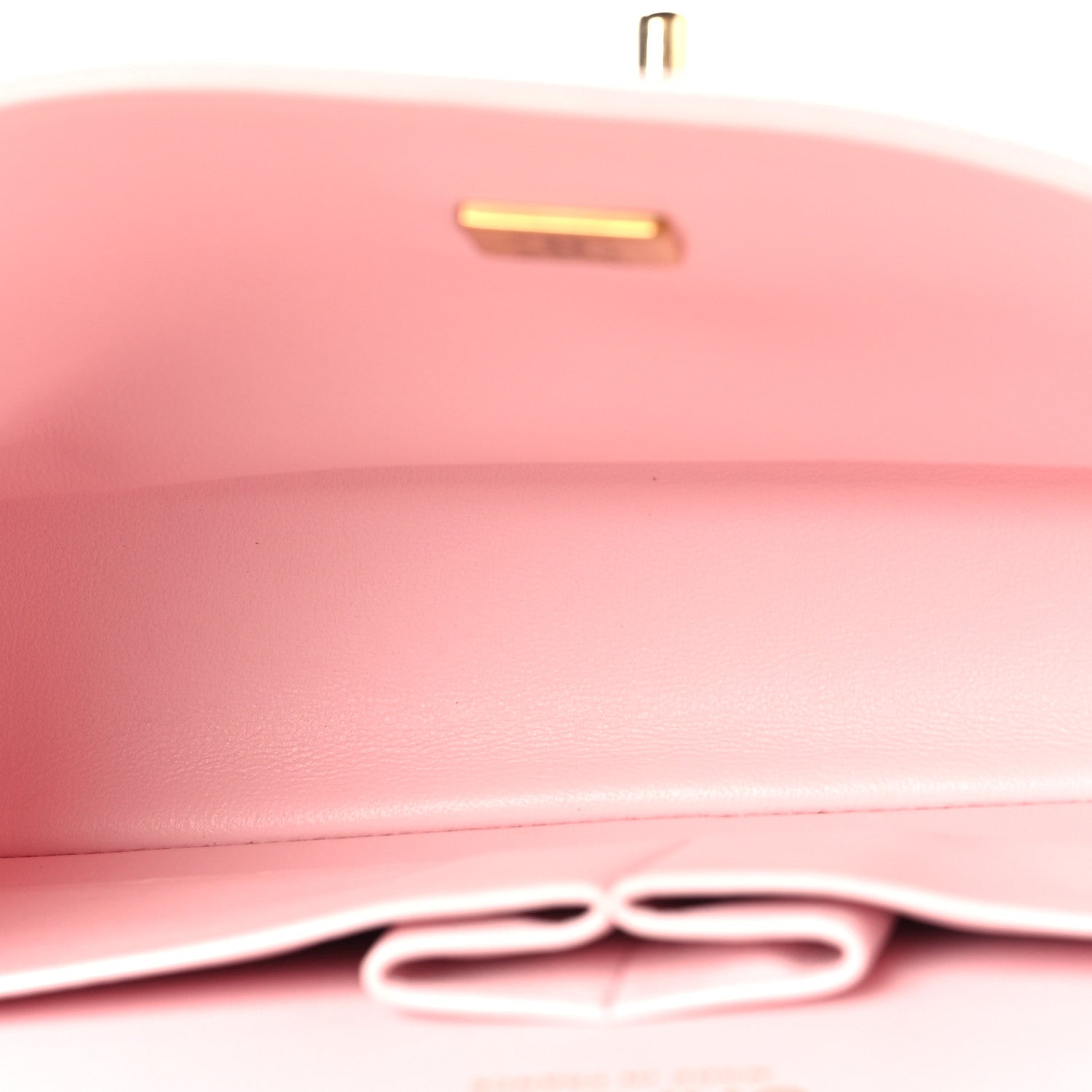 Caviar Quilted Medium Double Flap Light Pink