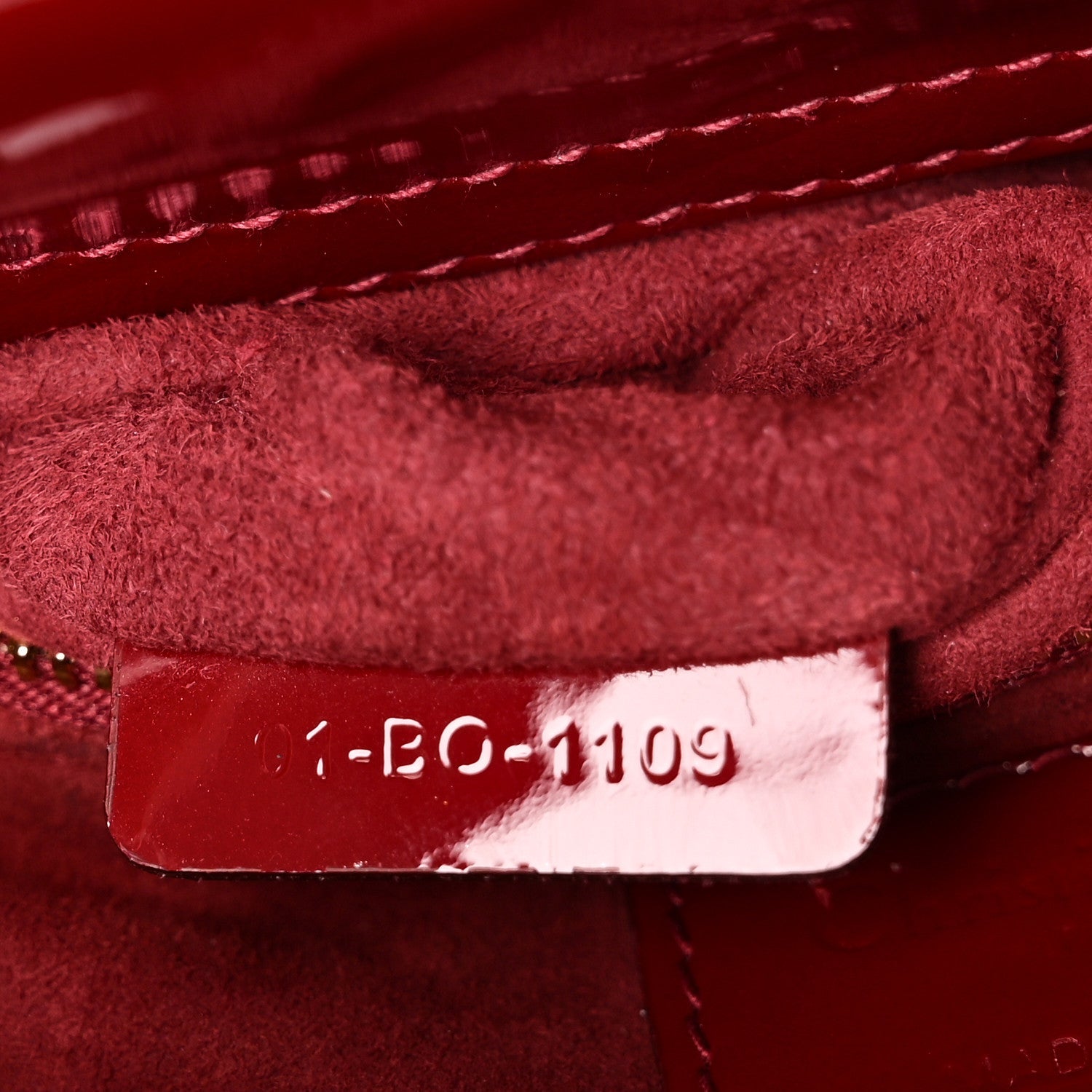 Patent Cannage Mini Lady D1OR Red