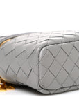Calfskin Intrecciato Bang Bang Vanity Case Limestone