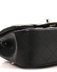 Caviar Quilted Mini Square Flap Black