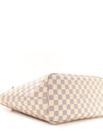 Damier Azur Neo Neverfull MM Rose Ballerine
