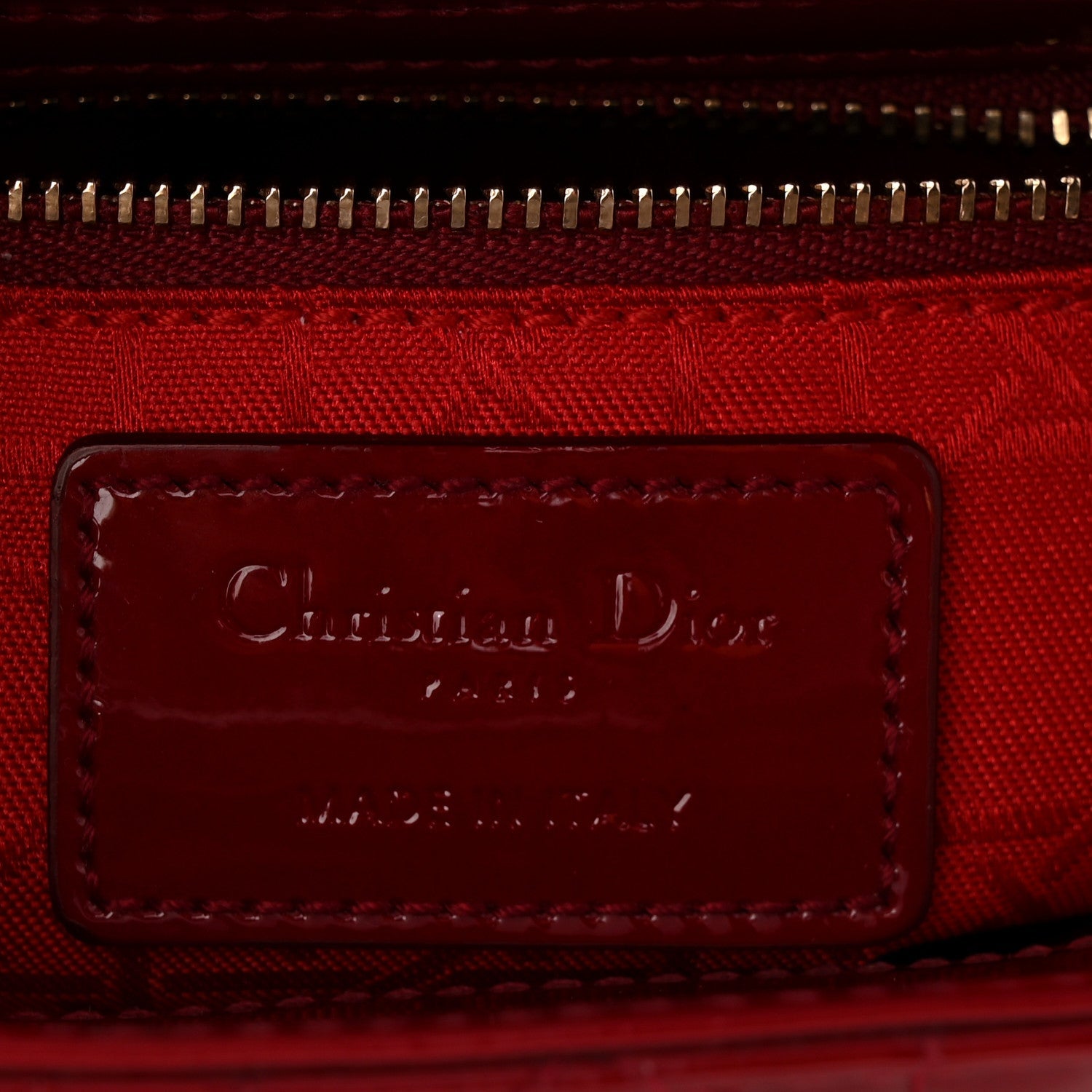 Patent Cannage Mini Lady D1OR Red