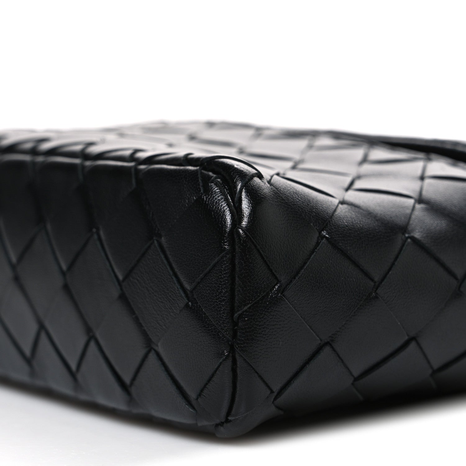 Calfskin Intrecciato Bang Bang Vanity Case Black