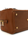 Calfskin Small Sac De Jour Boston Handle Toasted Brown