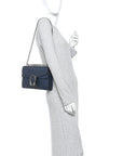 Dollar Calfskin Crystal Small Dionysus Shoulder Bag Blue Agata Montana Sapphire