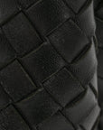 Nappa Intrecciato Medium Andiamo Shoulder Bag Black