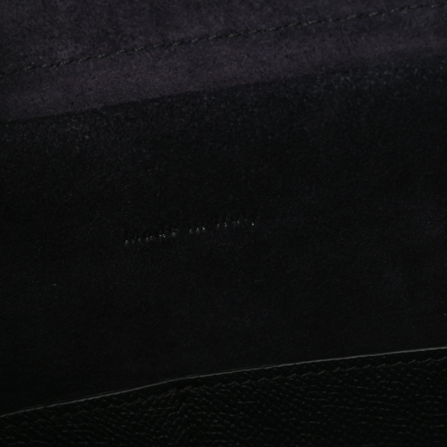 Grained Calfskin Mini Belt Bag Black