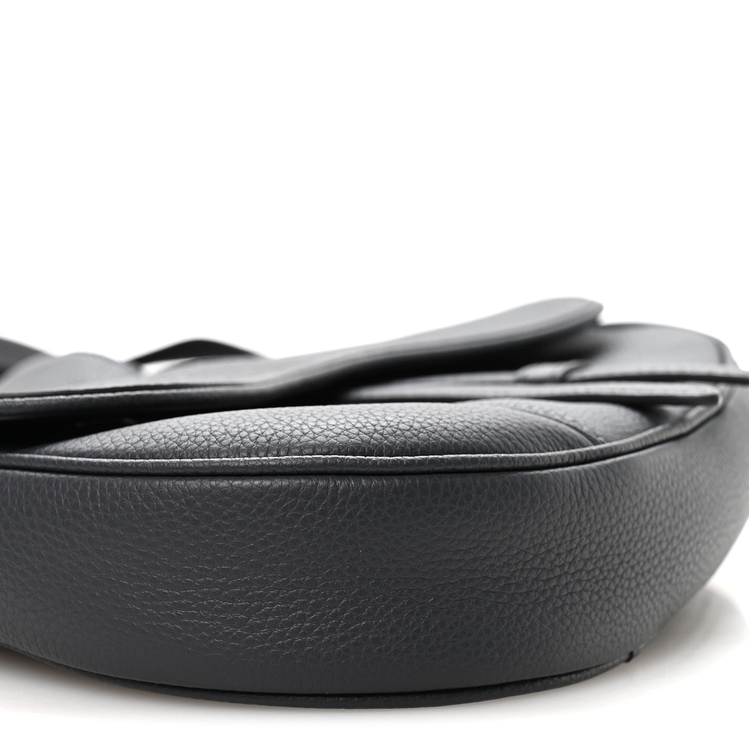Calfskin Atelier Signature Print Mens Saddle Bag Grey