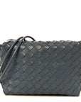 Nappa Intrecciato Small Loop Camera Bag Thunder