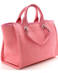 Mixed Fibers Small Deauville Tote Pink