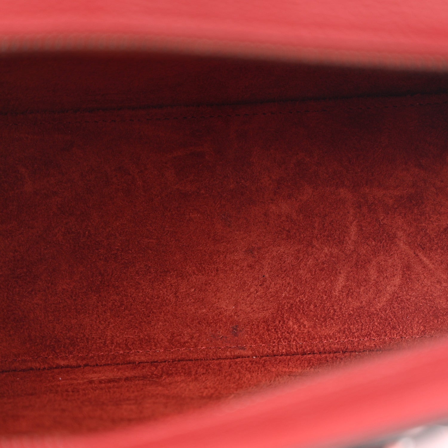 Drummed Calfskin Nano Luggage Merlot