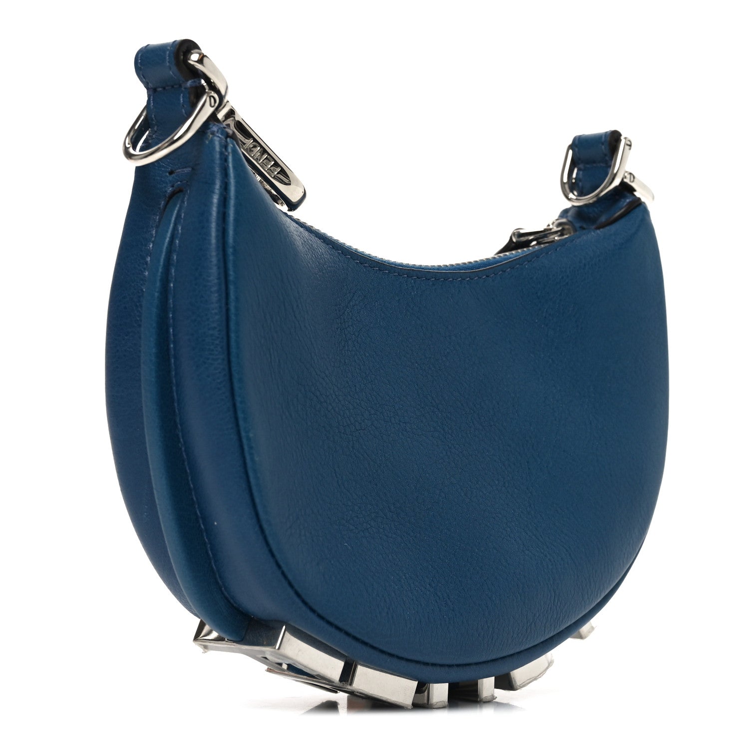 Vitello Grace Matte Nano FNDIgraphy Hobo Charm Mirto