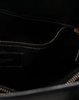 Calfskin Small Sac De Jour Black