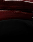 Chevre Silver Metallic Edge Hardware City Cassis