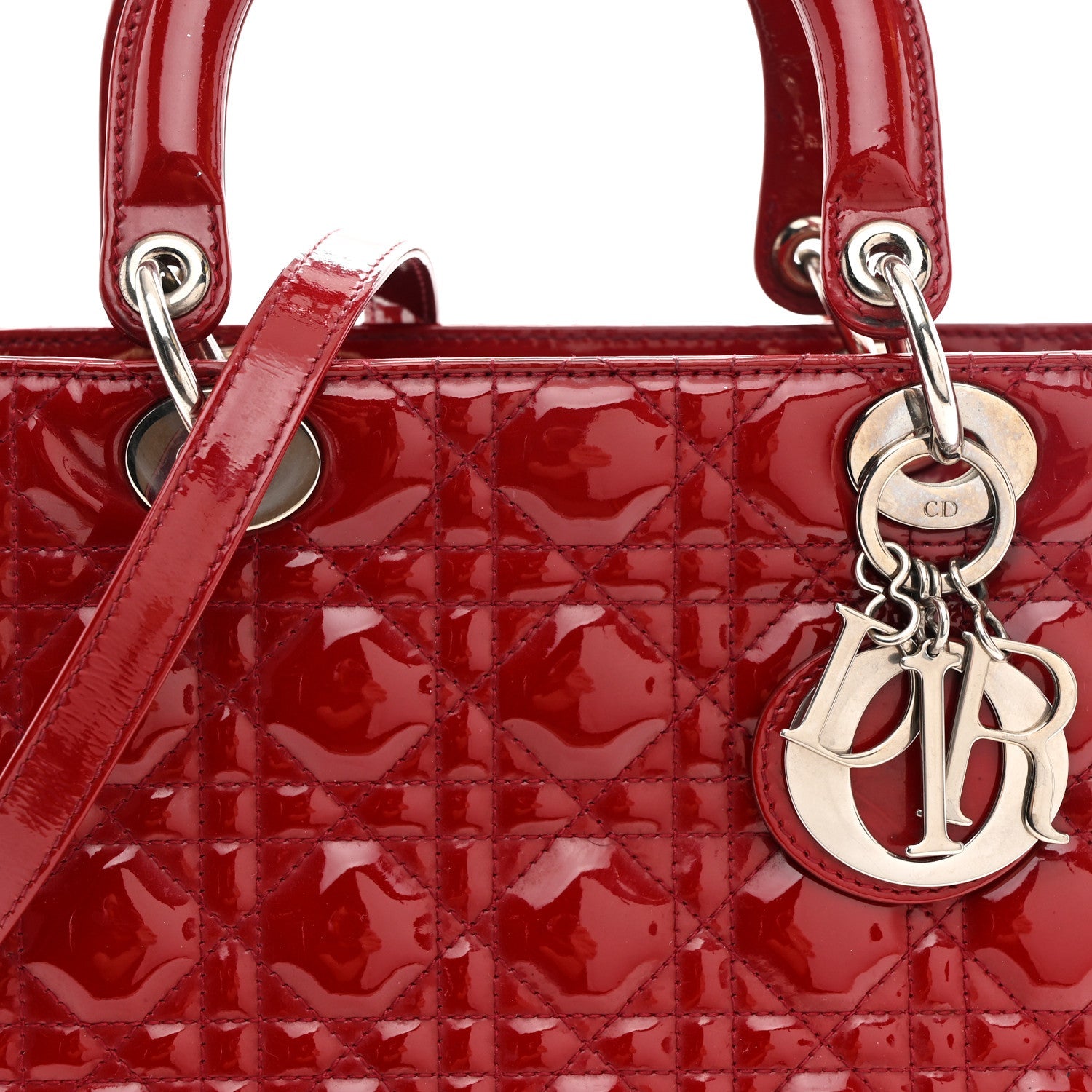 Patent Cannage Medium Lady D1OR Red