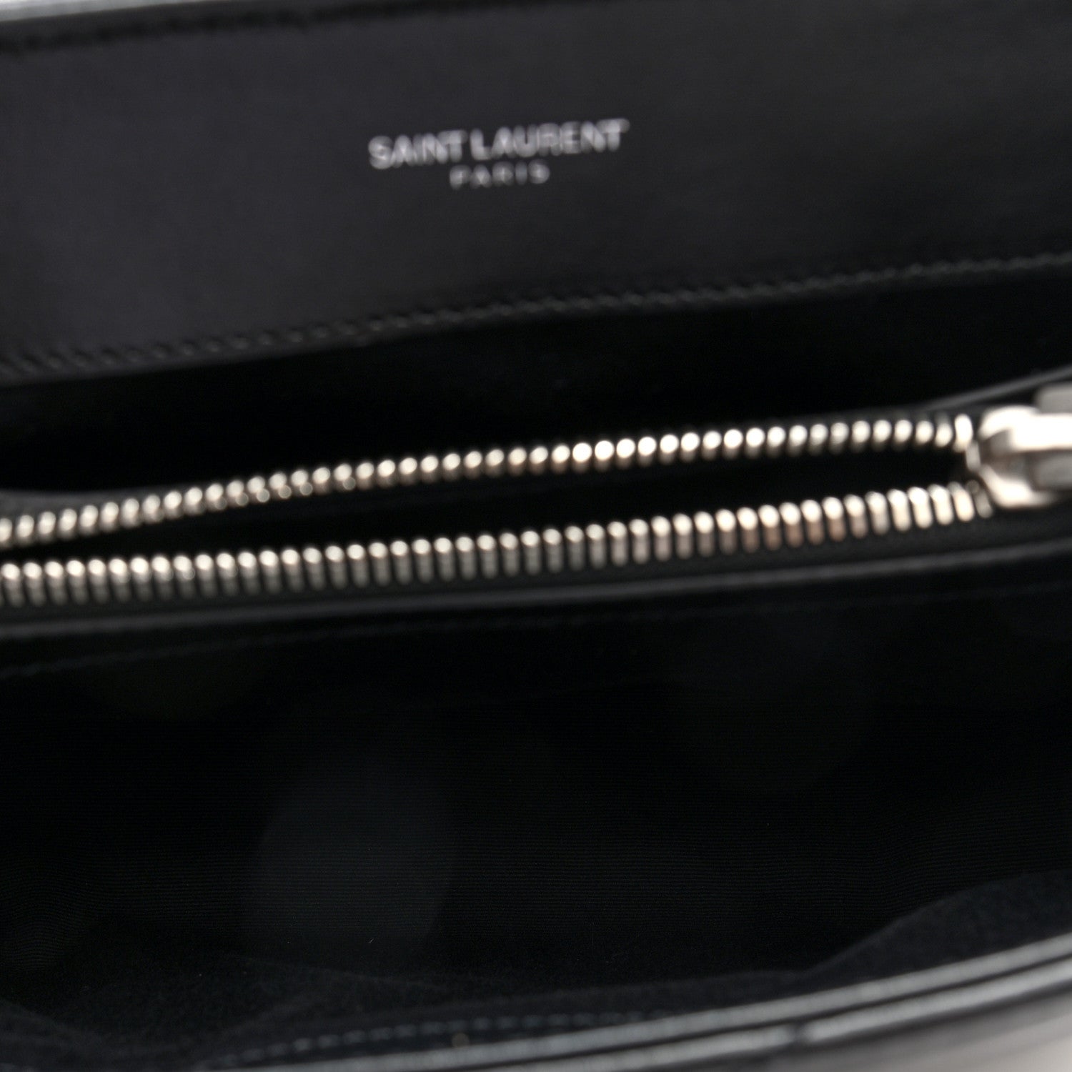 Calfskin Y Quilted Monogram Small Loulou Chain Satchel Black