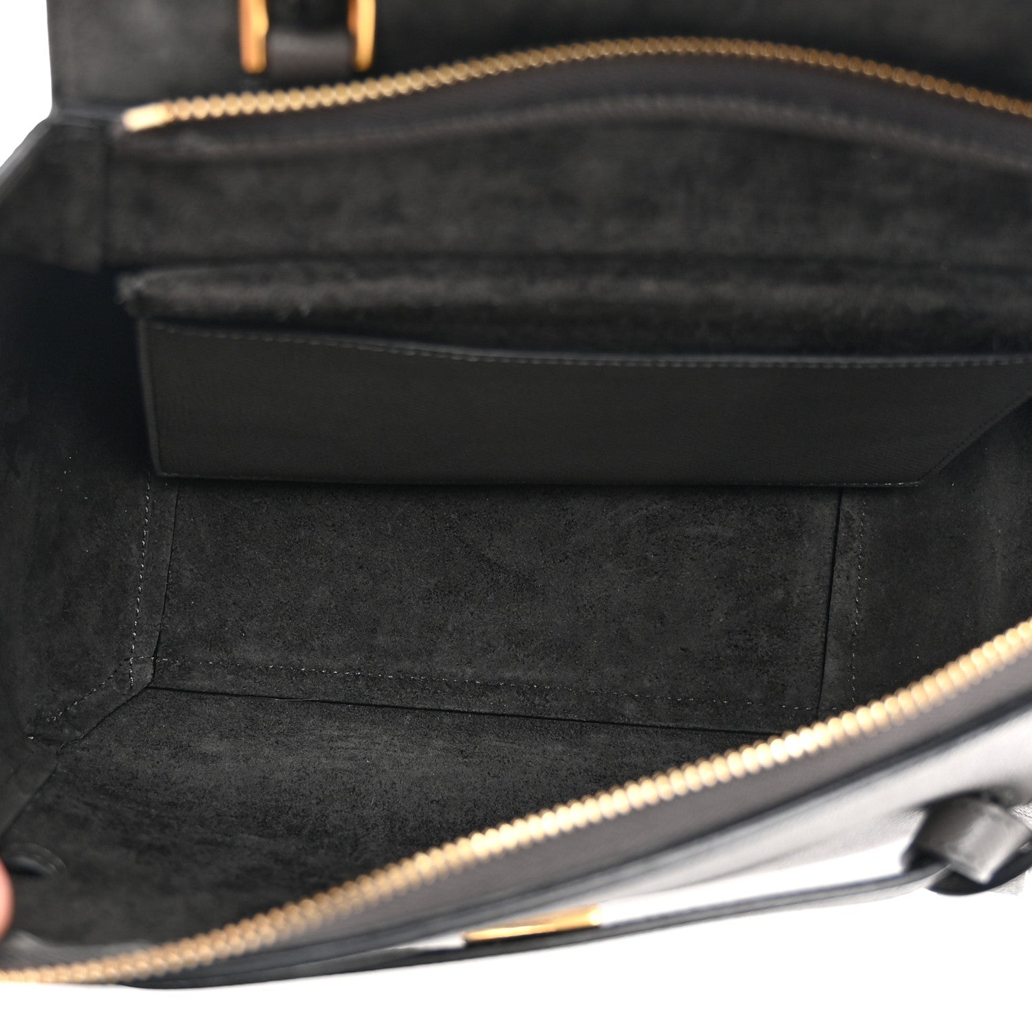 Baby Grained Calfskin Micro Belt Bag Grey
