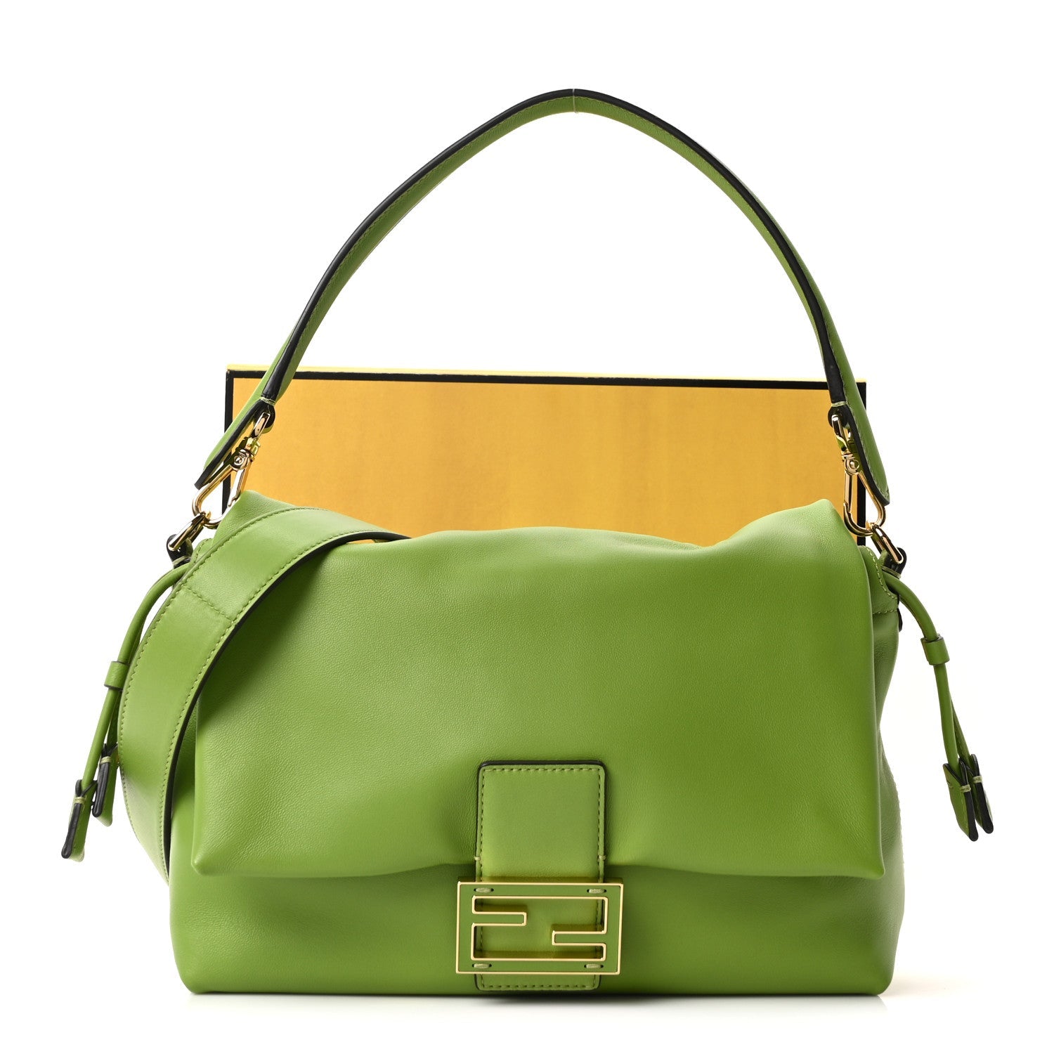 Nappa Medium Mamma Baguette Green