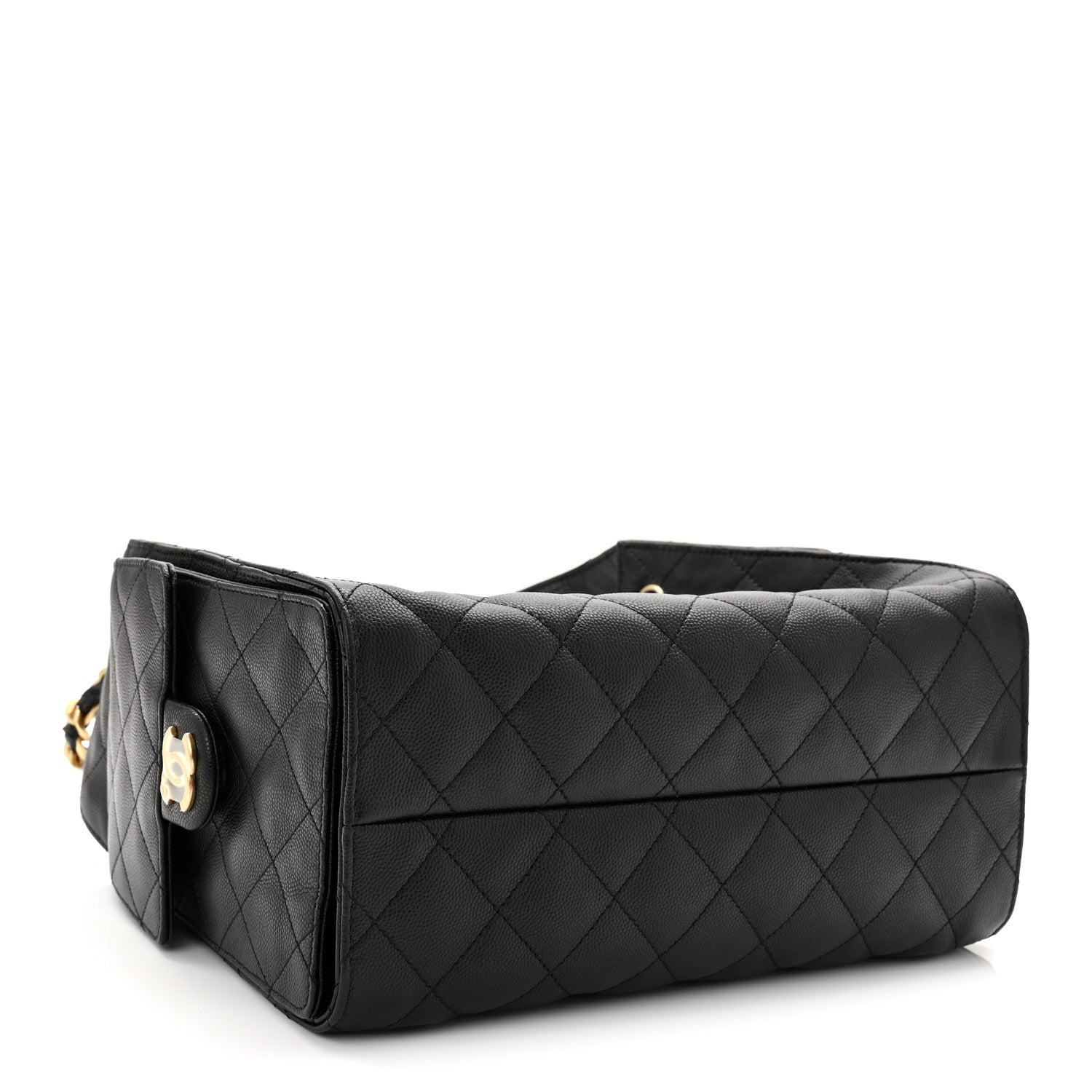 Caviar Quilted Small CHNL 25 Handbag Black