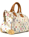 Monogram Multicolor Speedy 30 White