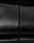 Calfskin Medium Falcon Shoulder Bag Black