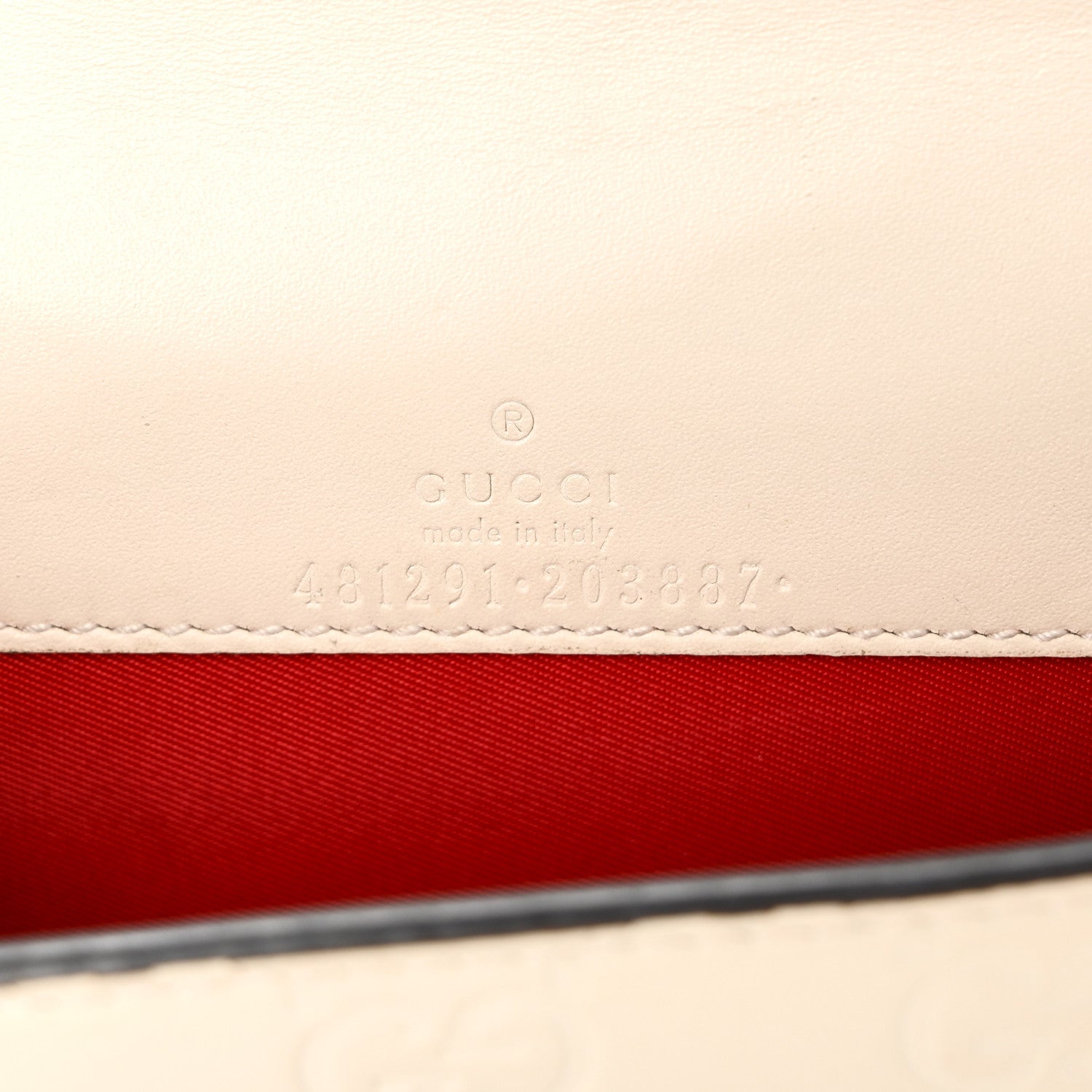 GCCIssima Mini Cherry Chain Bag White