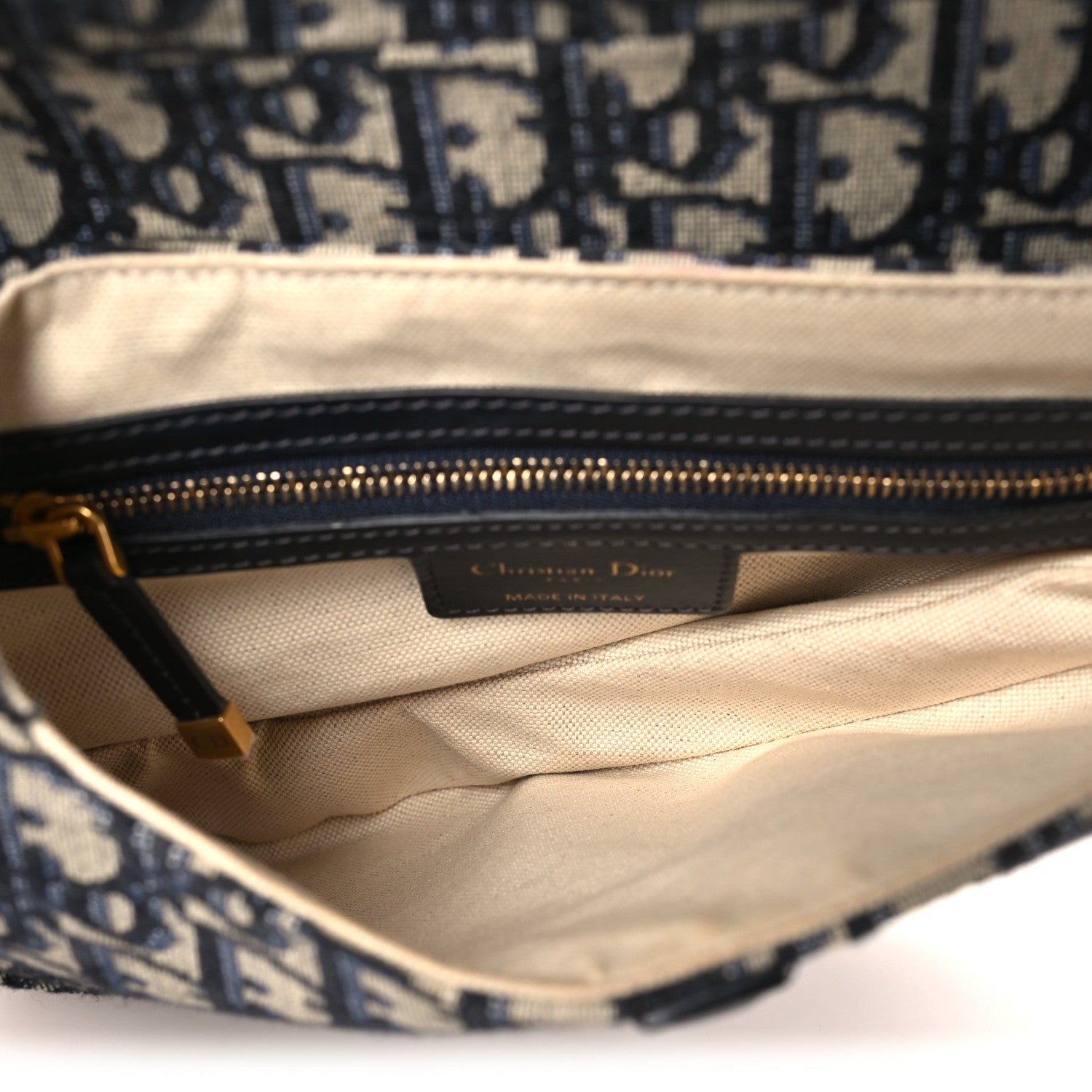 Oblique Saddle Bag Blue