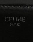 Shiny Calfskin Triomphe Chain Bag Black