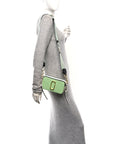Saffiano Small Snapshot Camera Bag Mint Multicolor