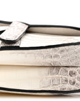 Niloticus Crocodile Himalaya Mini Saddle Bag Latte