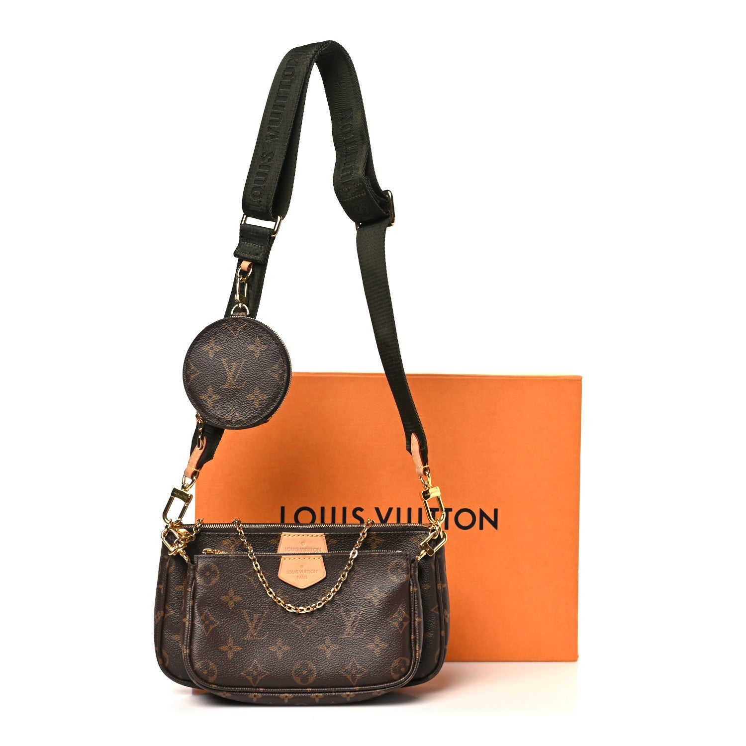 Monogram Multi Pochette Accessories Kaki