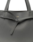 Soft Grained Calfskin Small Belt Cabas Phantom Grey