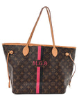 Monogram My LV Heritage Neverfull MM Fuchsia Black