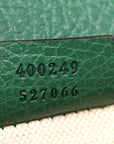 Dollar Calfskin Crystal Small Dionysus Shoulder Bag Emerald