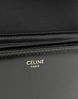 Shiny Calfskin Medium Triomphe Black