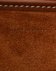 Smooth Calfskin Medium Strap Ava Triomphe Shoulder Bag Tan