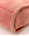 Canvas Mini Deauville Tote Red