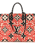 Monogram Giant Crafty Onthego GM Creme Rouge Black