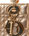 Metallic Lambskin Cannage Small My ABCD1OR Lady D1OR Rose Gold