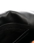 Shearling Vitello Dolce Macro FF 1974 Mini Baguette Tobacco Black