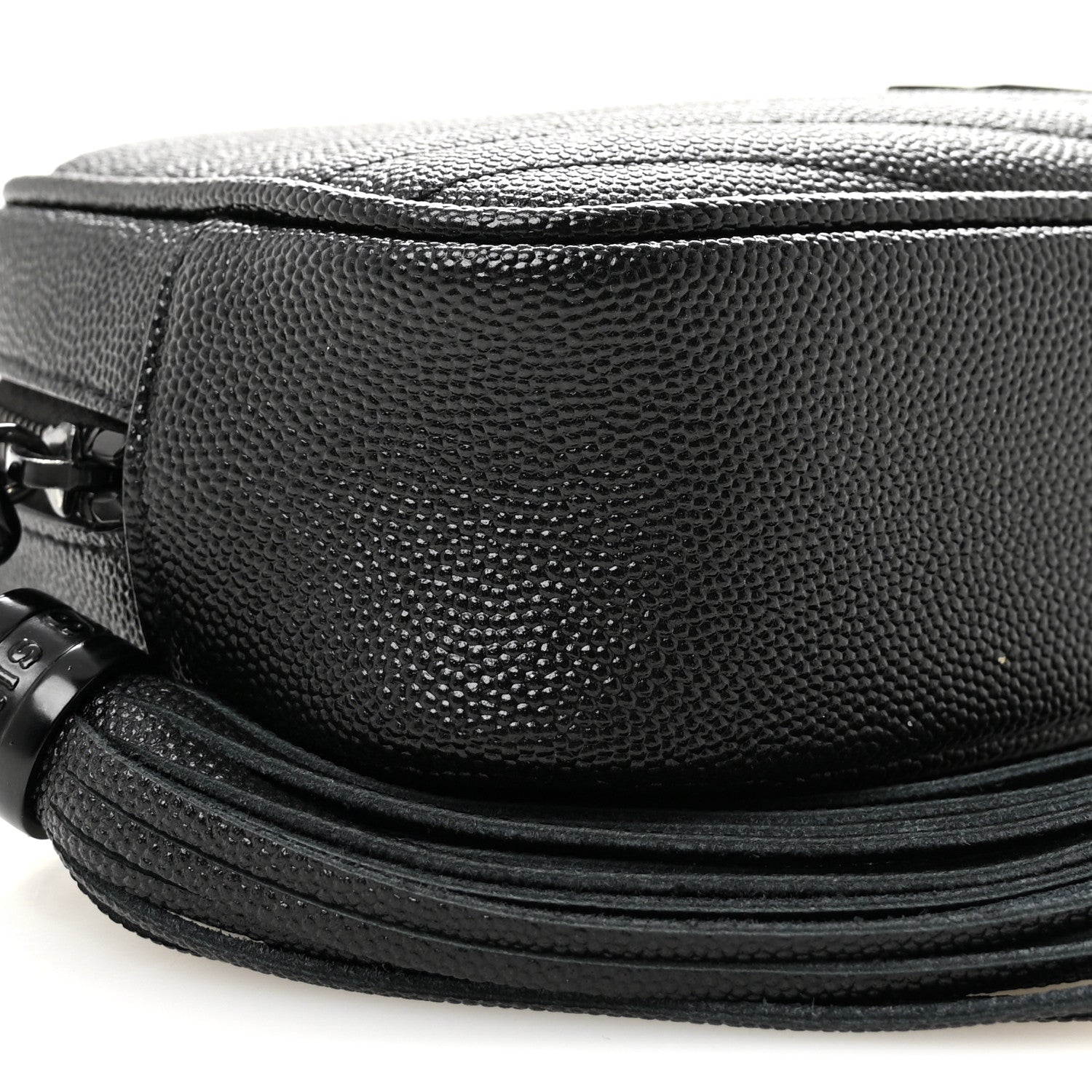 Grain De Poudre Matelasse Monochrome Monogram Mini Lou Camera Bag Black