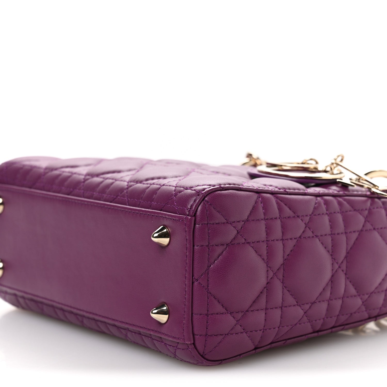 Lambskin Cannage Small My ABCD1OR Lady D1OR Purple