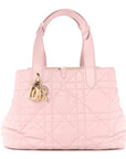 Calfskin Macrocannage Medium Toujours Powder Pink