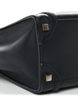 Smooth Calfskin Micro Luggage Navy Blue
