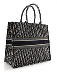 Oblique Large Book Tote Blue Multicolor