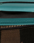 Vitello Morgan Fabric Jacquard Pequin Medium Peekaboo Iconic Satchel Lago Tobacco Black