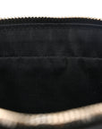 Calfskin Matelasse Monogram Lou Camera Bag Black