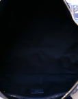 Cowhide Monogram Bandana Keepall Bandouliere 50 Blue