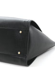 Caviar Medium Studded Deauville Tote Black
